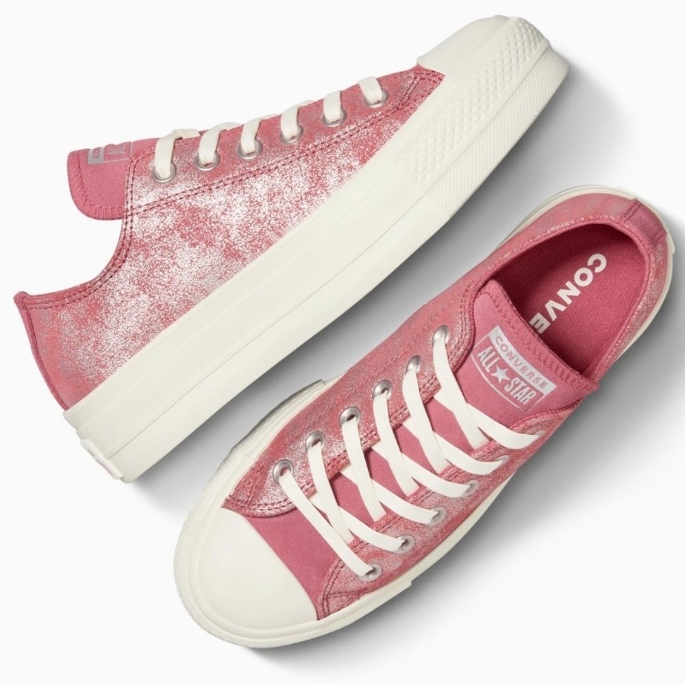 Converse Pink and White Women's Sneakers